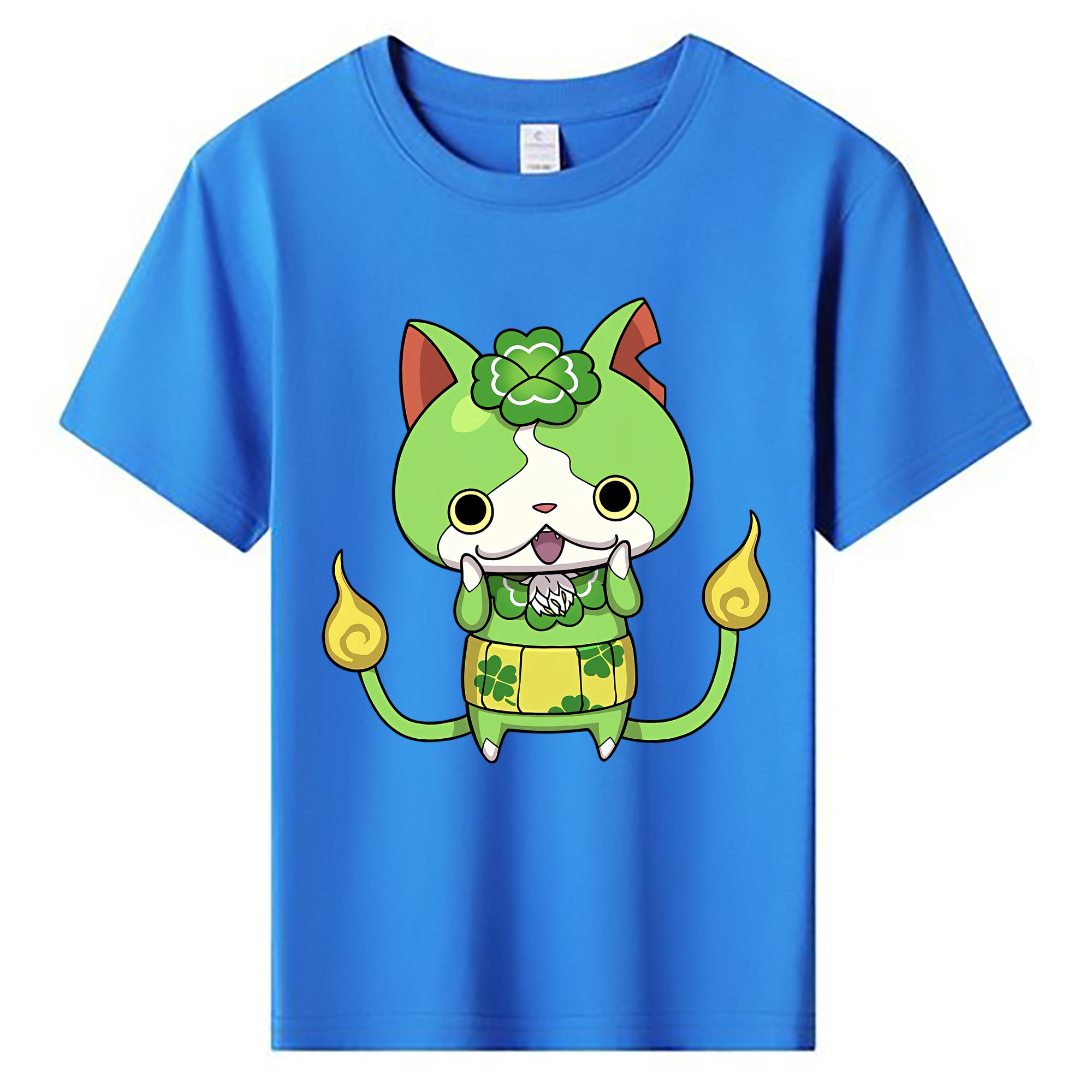 （画像用） 妖怪ウォッチ Yo-kai Watch 綿100％キッズTシャツ（フロントプリント）